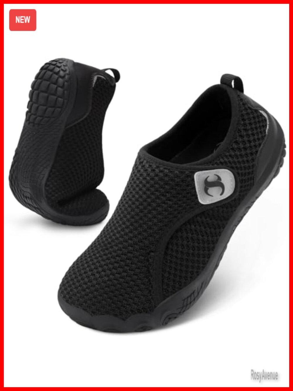 Wide Width Barefoot Walking Sneakers Slip On Zero Drop Knitted